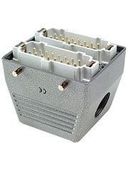 EBM32FU10, Вилка, боковой ввод, 32 полюса, 16А