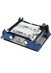 EBM32PM44, Розетка низкая, 4-фиксатора, для панели, 32 полюса, 16А