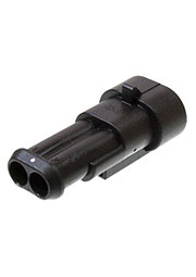 282104-1, колодка штыревая 2 контакта AMP Superseal 1.5 Series
