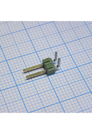 826631-2, Вилка (PLS-2R) 2P AMPMODU II PIN HEADER