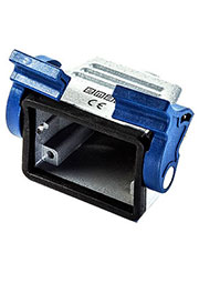 EBM06GU32, Корпус пустой верхний ввод, 2 фиксатора