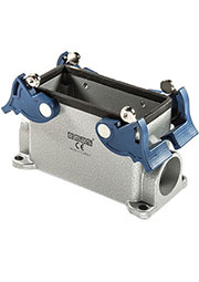 EBM16GD14, Корпус пустой 4-фиксатора, боковой ввод 16 полюсов, 16А