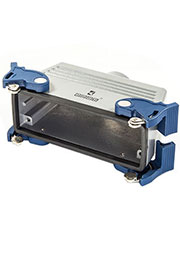 EBM24GU34, Кожух пустой 24 полюса, 16А, верхний ввод, 4 фиксатора