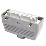 EBM24PU30, Кожух с гнездом, верхний ввод, 24 полюса, 16А EBM24PU30