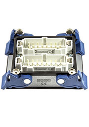 EBM32FM44, Вилка низкая, 4-фиксатора, для панели, 32 полюса, 16А