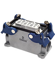 EBM606PD14, Розетка, 4-фиксатора, боковой ввод, 6 полюсов, 35А