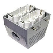 EBM612GU10, Кожух пустой, боковой ввод, 12 полюсов, 35А