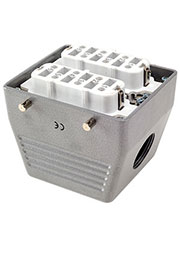 EBM612PU10, Розетка, боковой ввод, 12 полюсов, 35А