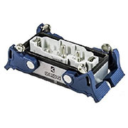 EBM806FM44, Вилка низкая, 2-фиксатора, для панели, 6 полюсов, 4*80А+2*16A