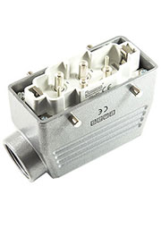 EBM806FU10, Вилка,боковой ввод, 6 полюсов, 4*80А+2*16A