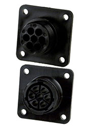 211398-1, CPC13-7, Корпус розетки фланц