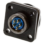 FQ14-5ZK, розетка на блок, 5 контактов