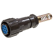 FQ18-4TK-8, розетка на кабель, 4 контакта