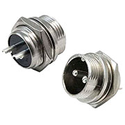 GX16M-2B, разъем вилка на блок М16 2 контакта