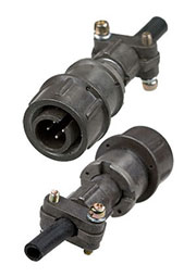 2PM14-4TJQB2, вилка на кабель 4 контакта (аналог 2РМТ14КПН4Ш1В1В)