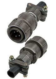 2PM18-4TJQB2, вилка на кабель 4 контакта (аналог 2РМДТ18КПН4Ш5В1В)