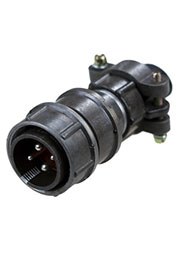 2PM22-4TJQB2, вилка на кабель 4 контакта (аналог 2РМТ22КПН4Ш3В1В)