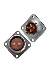 2PM22-4ZKQB2, розетка на корпус 4 контакта (аналог 2РМТ22Б4Г3В1В)