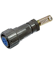 FQ18-4TK-8, Кабельная вилка, 4 гнездовых контакта