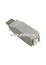 USB A(M)-B(F) ПЕРЕХОДНИК, Переходник