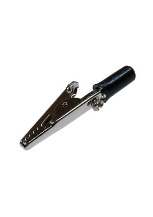 16-0009 red, (FD-1709) зажим крокодил 53мм 15A красный