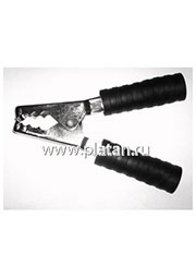 AG-T230-P, черный, Зажим "Крокодил" с изолятором, 200-300А, 150мм