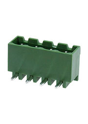 ME030-508-04P, клеммник на плату угловой шаг 5.08мм 4 контакта