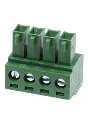 MC420-381-04P, клеммник на провод шаг 3.81мм 4 контакта