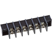 X977T06, Клеммник шаг 7.62мм с отверстием 6-контактный