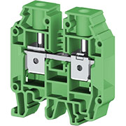 AVK16 RD (зеленый), 304242 Клеммник на DIN-рейку 16мм.кв.