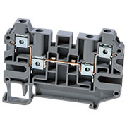 AVK4CC (серый), 325209 Клеммник 4-х выводной, 4 мм.кв.