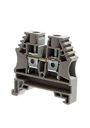 AVK6 (серый), 304140RP Клеммник на DIN-рейку 6мм.кв.