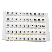 DY5 (11...20), 505021 Горизонтальная маркировка  (11...20) 1 пластина - 50 шт.