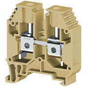 AVK16 (Бежевый), 304169 Клеммник на DIN-рейку 16мм.кв.