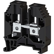 AVK16 (Черный), 304165 Клеммник на DIN-рейку 16мм.кв.