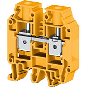 AVK16 RD (желтый), 304243 Клеммник на DIN-рейку 16мм.кв.