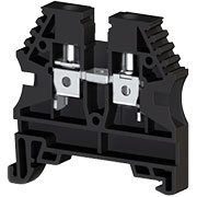 AVK4 (черный), 304135RP Клеммник на DIN-рейку 4мм.кв.