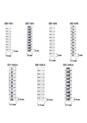 DO10/5 (1-10), 504001 Горизонтальная маркировка (1-10)