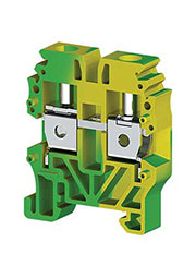 MVK4T (земля), 33443 Клеммник винтовой мини 4мм.кв.