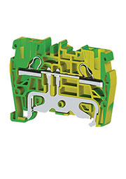 PYK4T (земля), 336510 Клеммник пруж. быстрозажимной (Push in), 4 мм.кв.