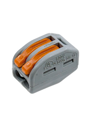 222-412, Универсальная клемма, 2-проводная