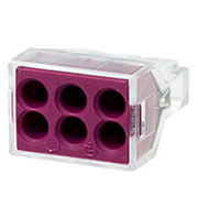 773-326, 6-провод клемма с плоскопруж зажимом