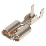 РП-М(л) 2,5 - (6,3), Разъем плоский луженый неизолированный (мама)