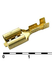 DJ622-D6.3A, гнездо 0.5-0.8 мм2
