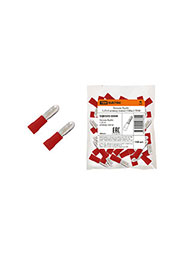 SQ0505-0004, РшИп 1,25-4 штекер (папа) красный на провод 1.5мм2