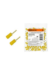 SQ0545-0003, Наконечник круглый штыревой НкИш 4,0-6,0 желтый (уп.100шт)