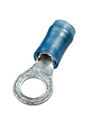 130094-0, PIDG наконечник кольцевой изолированный М5 синий на провод 1-2,5мм2