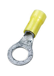 34856, PLASTI-GRIP, наконечник кольцевой изолированный М8 желтый на провод 3-6мм2