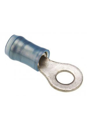 320565, PIDG наконечник кольцевой изолированный М4 синий на провод 1.25-2мм2