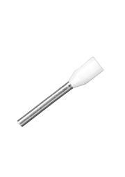 1698, Наконечник штыревой втулочный изолированный белый 0,5 мм?